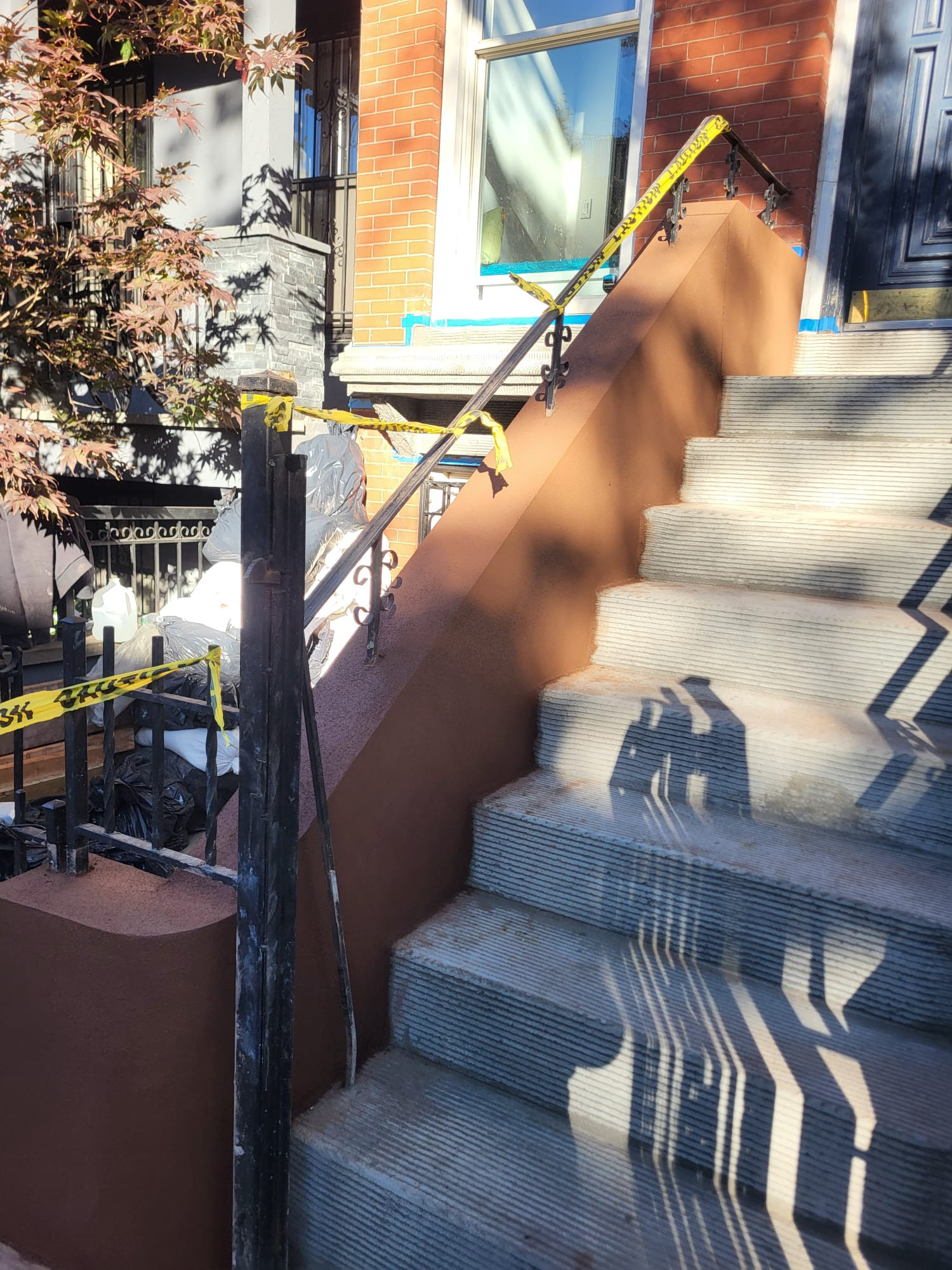 Brown Stone Stoop & Steps