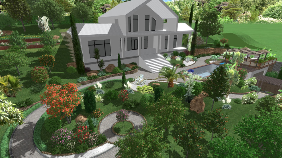 Приусадебный участок индивидуального жилого дома