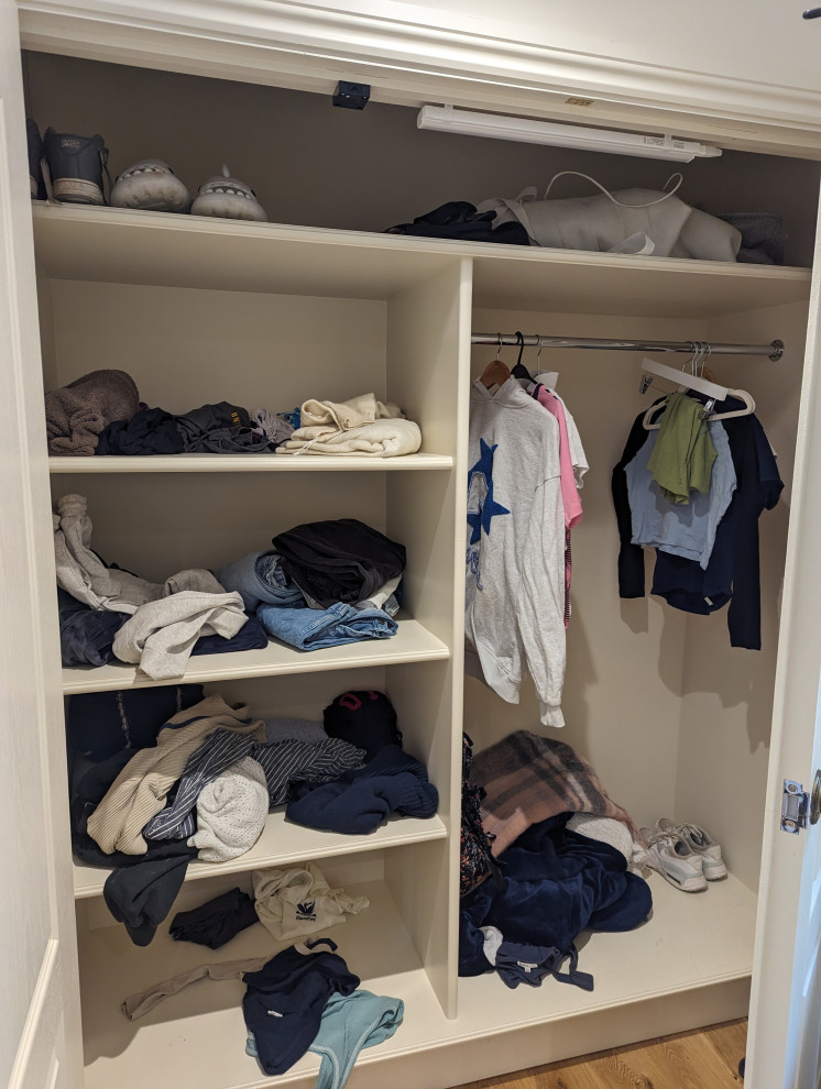 messy wardrobe