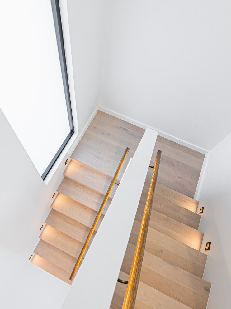 Photo of a contemporary staircase in Sydney.