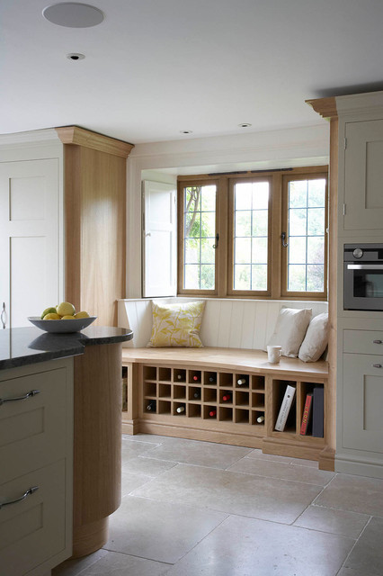 Painted Kitchens Window seat contemporary-kitchen
