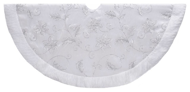 Adler 50 Light Gold with Reindeer Tree Skirt Kurt S