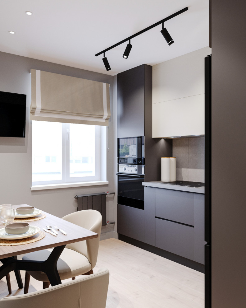 Частичный проект квартиры, 22 кв.м.