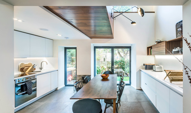 Basement Conversion in Willowbrae, Edinburgh modern-kitchen