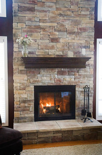 Fireplaces - Rustic - Family Room - Chicago - by North 