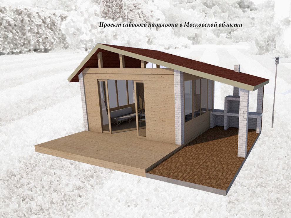 Садовый павильон в Подмосковье