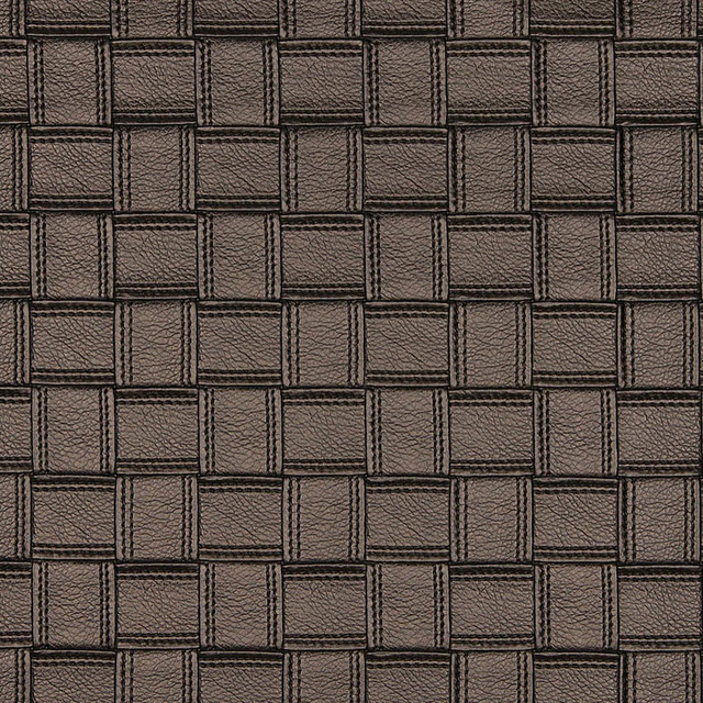 Bronze Basket Woven Upholstery Faux, Woven Leather Fabric