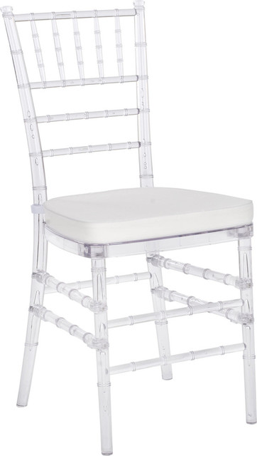 Carly Side Chair in Clear - Set of 2