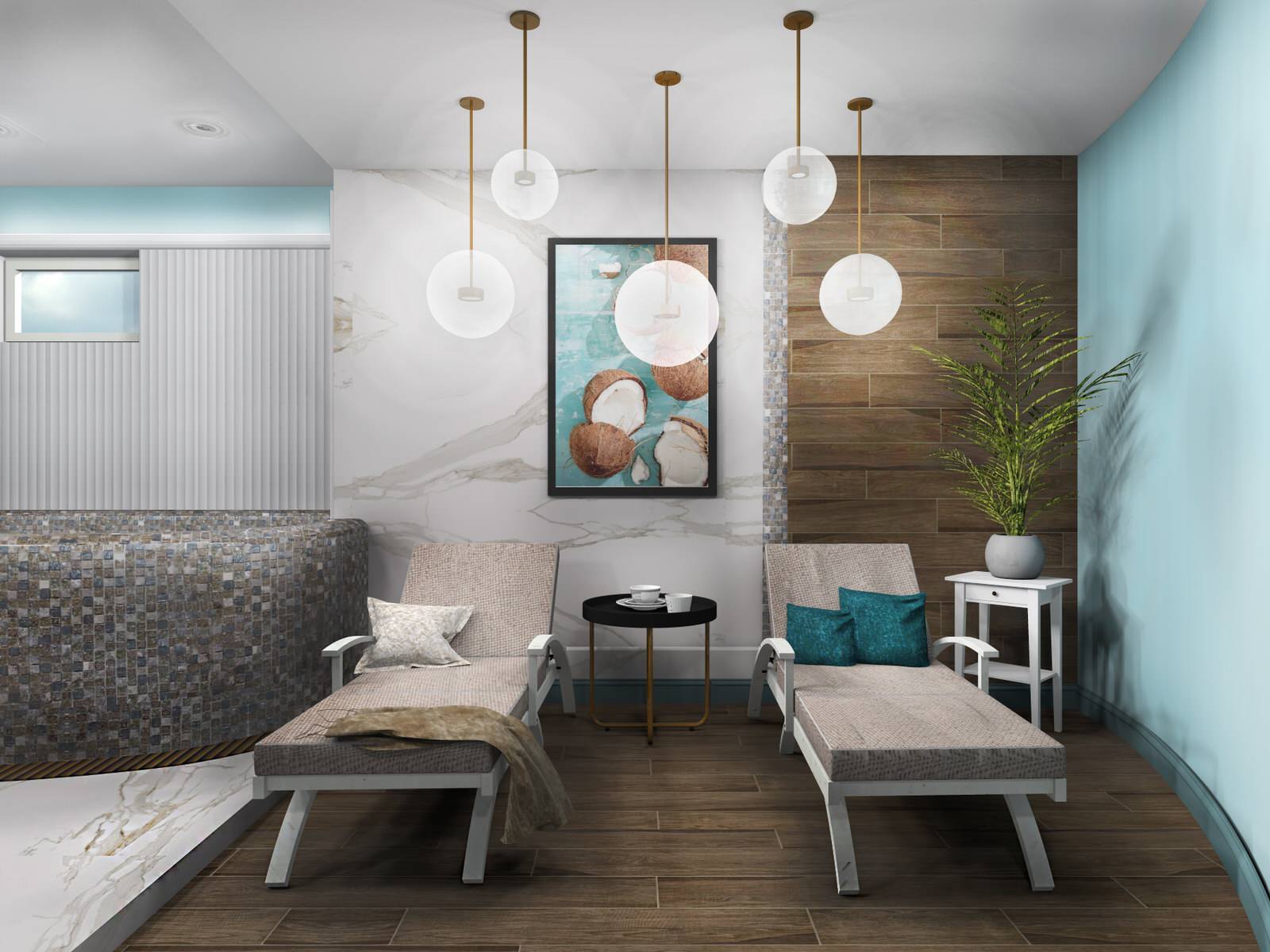 Пространство для отдыха в часном доме