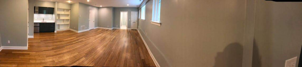 15th St. Contemporary Basement Remodel