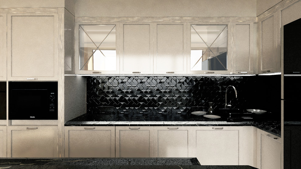 Квартира в "Парк Рублёво" - гостинная+кухня