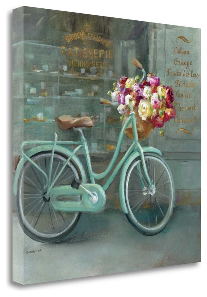 "Joy Of Paris I" By Danhui Nai,Ready to Hang Giclee Print on Gallery Wrap Canvas