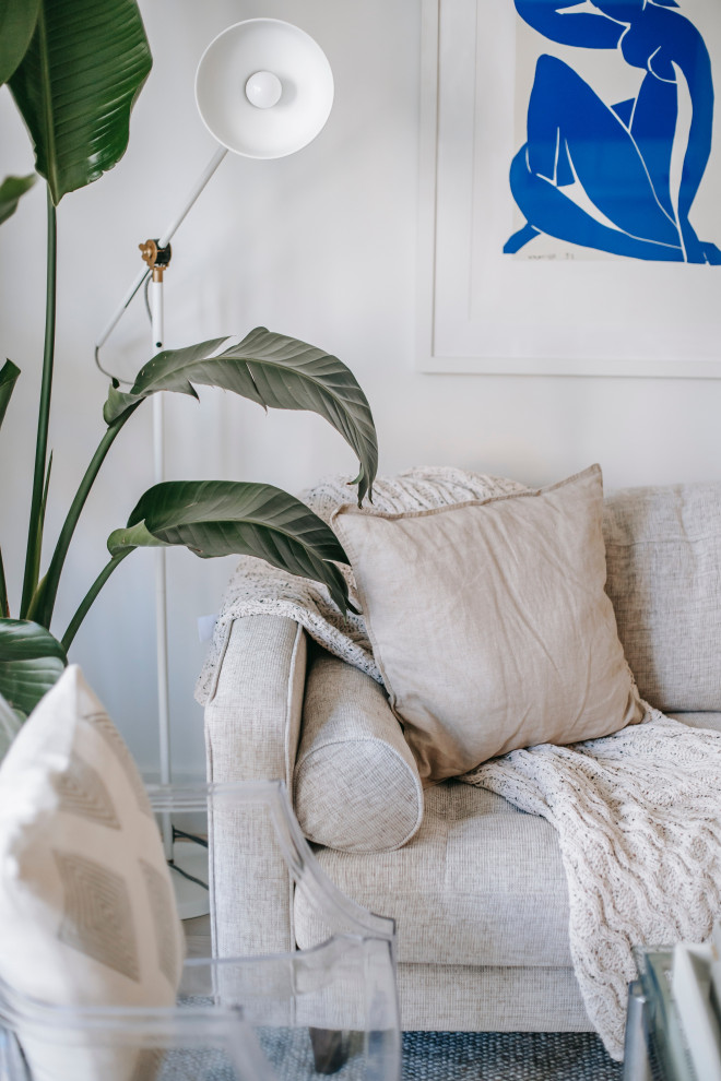Inspiration for a coastal living room remodel in Sydney