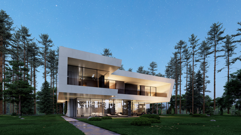 Дом в тиле футуризм