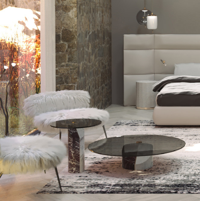 House with an interior courtyard garden and pool