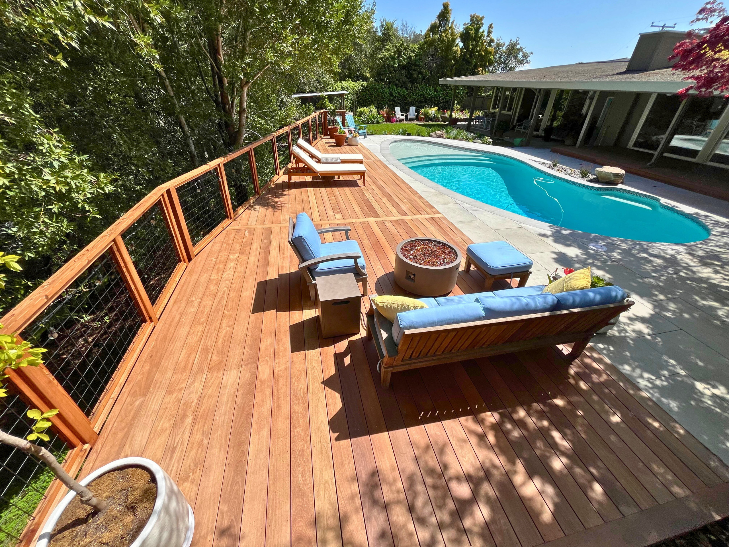 Backyard Pool Deck in San Rafael
