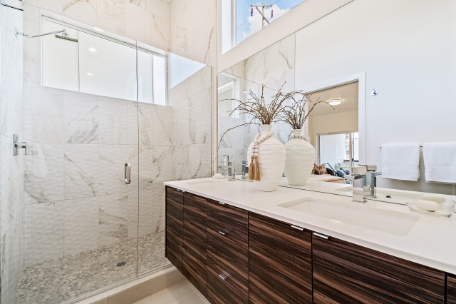 Fremont 5 Townhomes minimalistisch-badezimmer