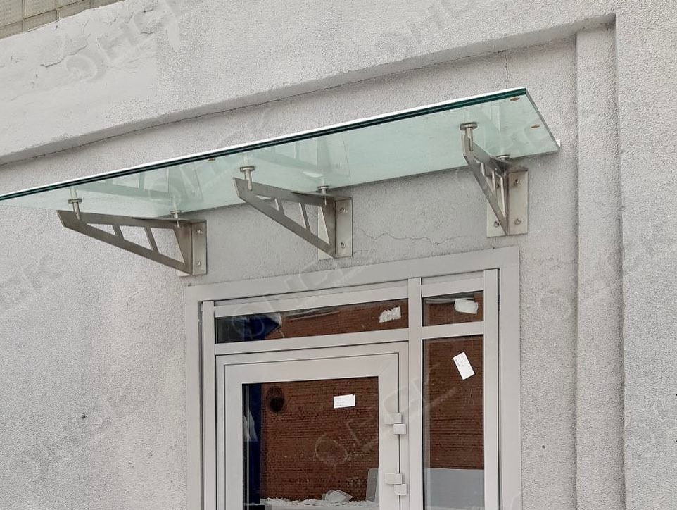 Стеклянные козырьки