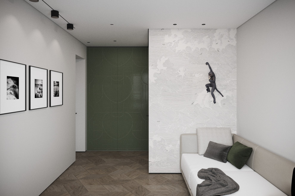 Квартира для семьи, которая любит природу и хоккей