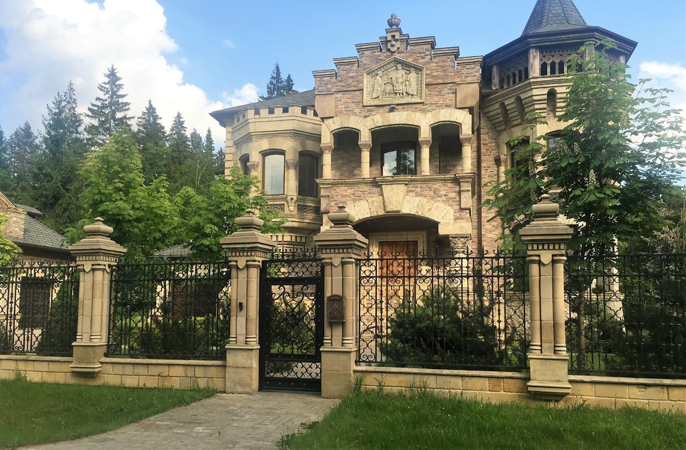 Строительство домов – реализованные фасады