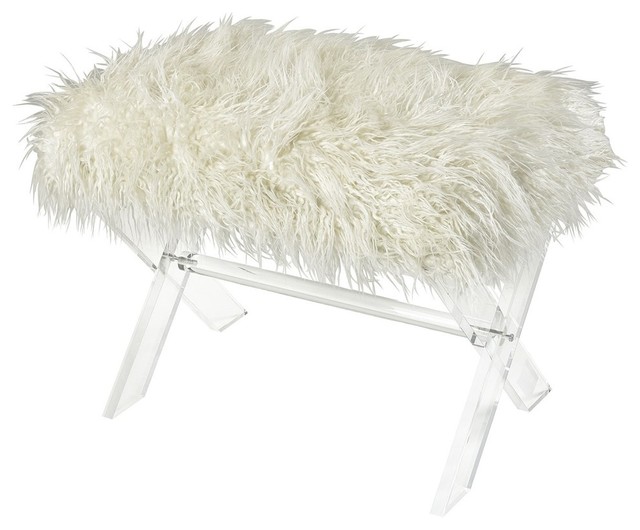 Zsa Zsa Bench Short Contemporary Vanity Stools And Benches