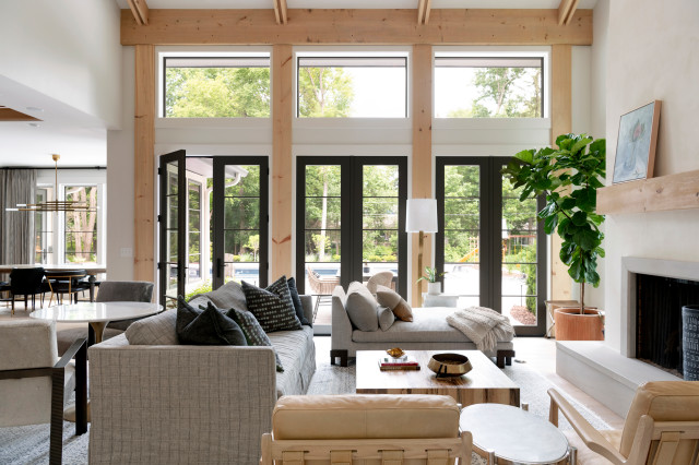Honeysuckle transitional-living-room