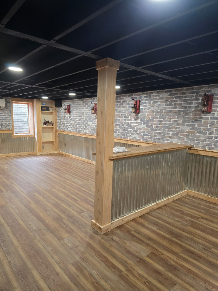 Man Cave Basement Remodel