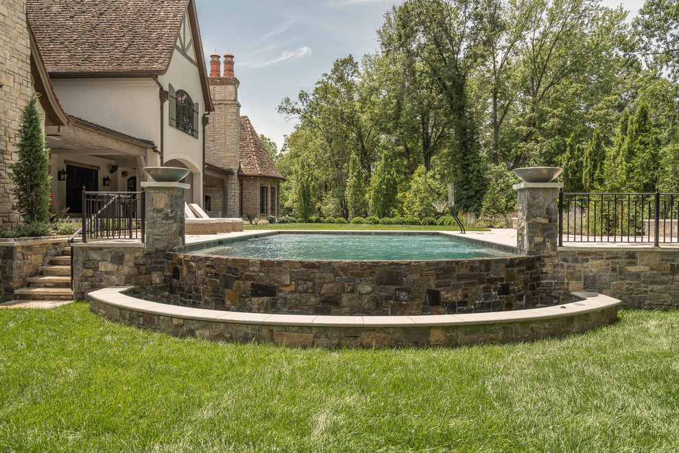 Traditional pool in St Louis.