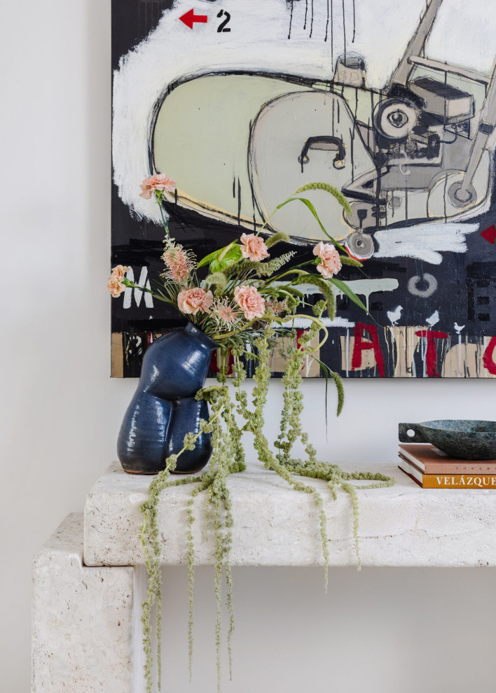 Transitional entryway photo in Charlotte