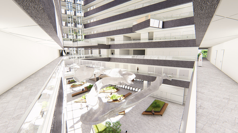 Концепция интерьеров офиса телекомпании НТВ