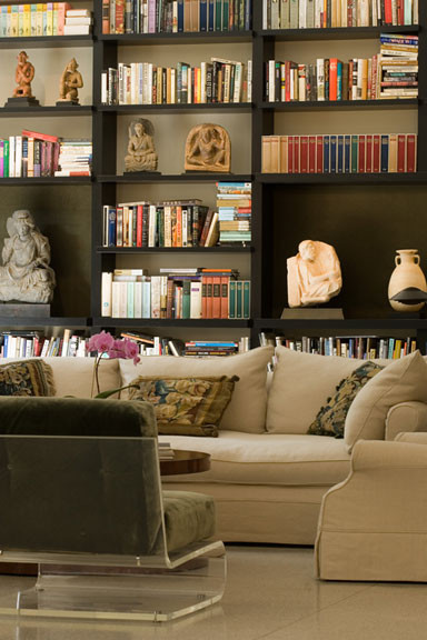 How To Fill A Bookshelf With Class