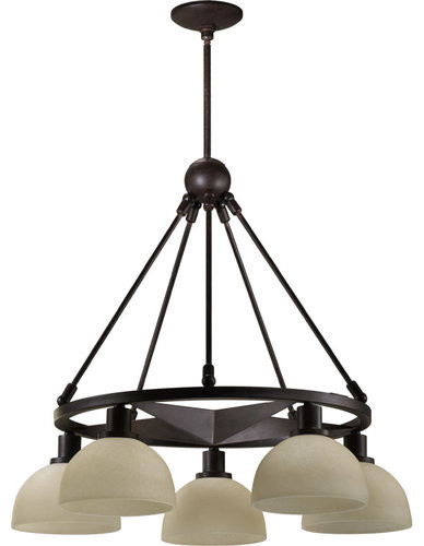 Lone Star 5-Light 26" Toasted Sienna Nook