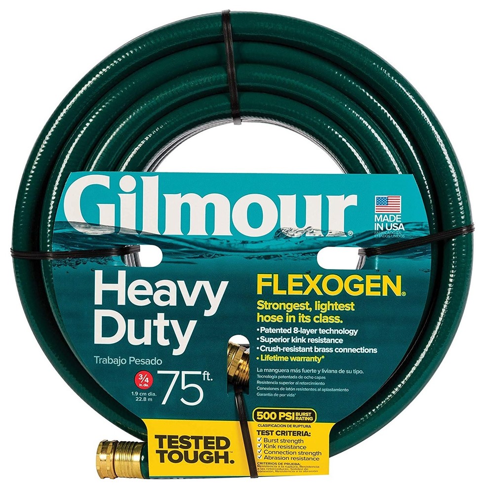 Gilmour 8435011001 Flexogen HeavyDuty Garden Hose, 500 psi, 50 feet
