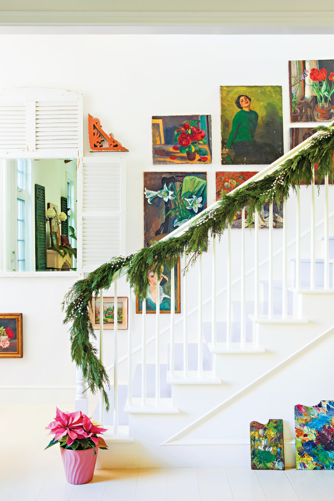 Christmas Cottage - Eclectic - Staircase - Los Angeles - by Alison ...