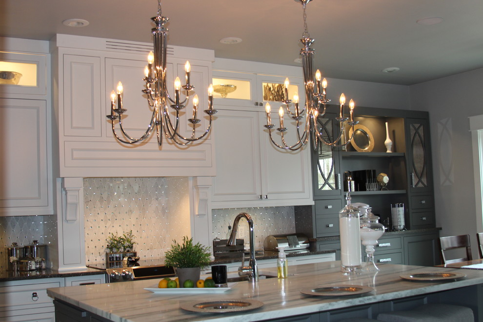 Transitional kitchen photo in Indianapolis