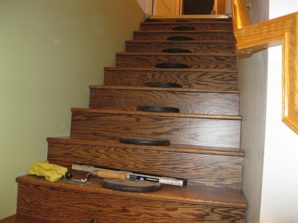 Custom oak staircase