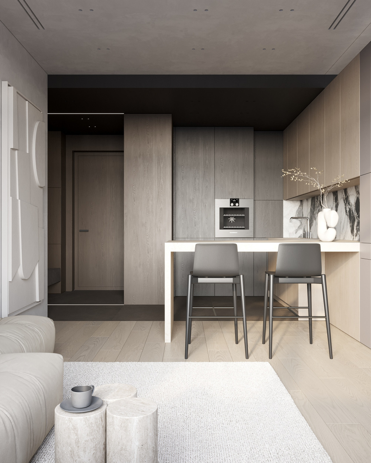 Интерьер квартиры в ЖК NEVA HAUS