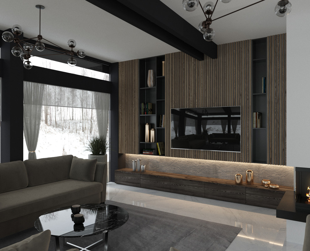 Проект первого этажа дома в г. Выборг, 100кв.м.