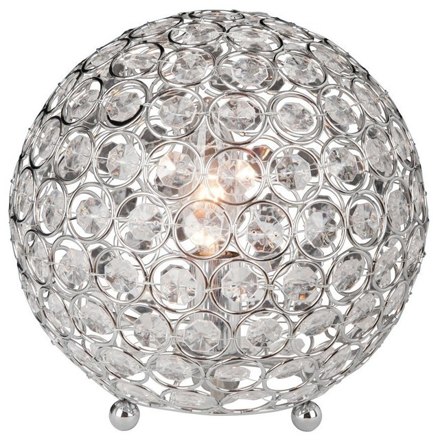 Crystal Ball Shape Table Lamp With, Ball Shaped Table Lamps