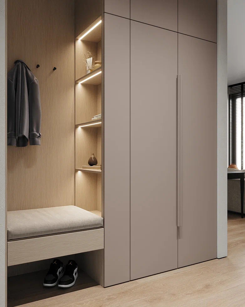 ЖК «Hide», квартира в стиле современный минимализм