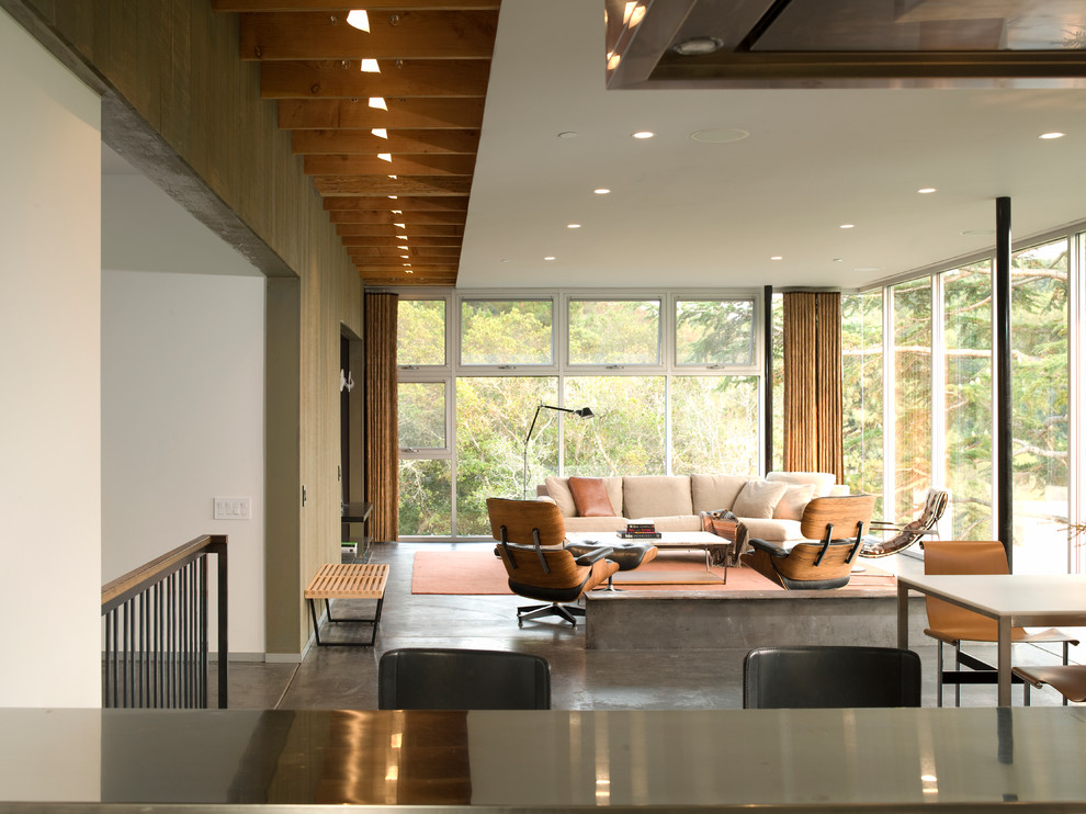 Contemporary living room in San Francisco.