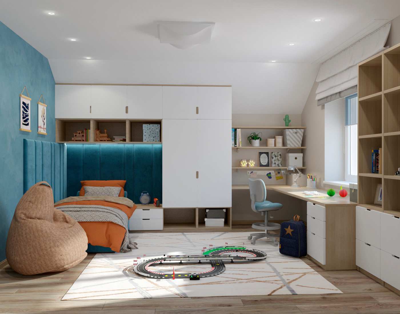 детская в современном стиле