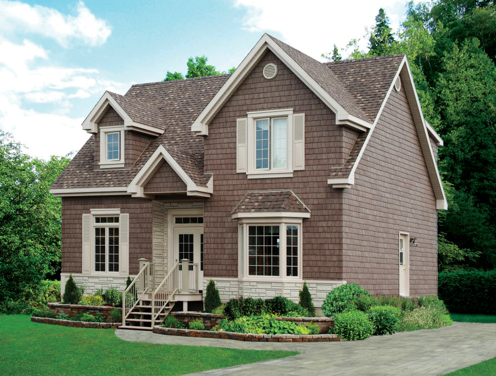 Picture Idea: Exterior Designs With Faux Stone Contemporary Exterior