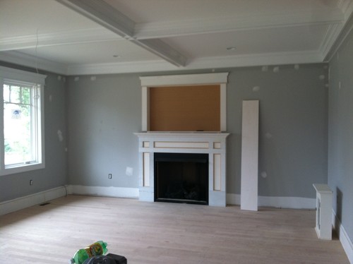 I need help modernizing my fireplace wall.