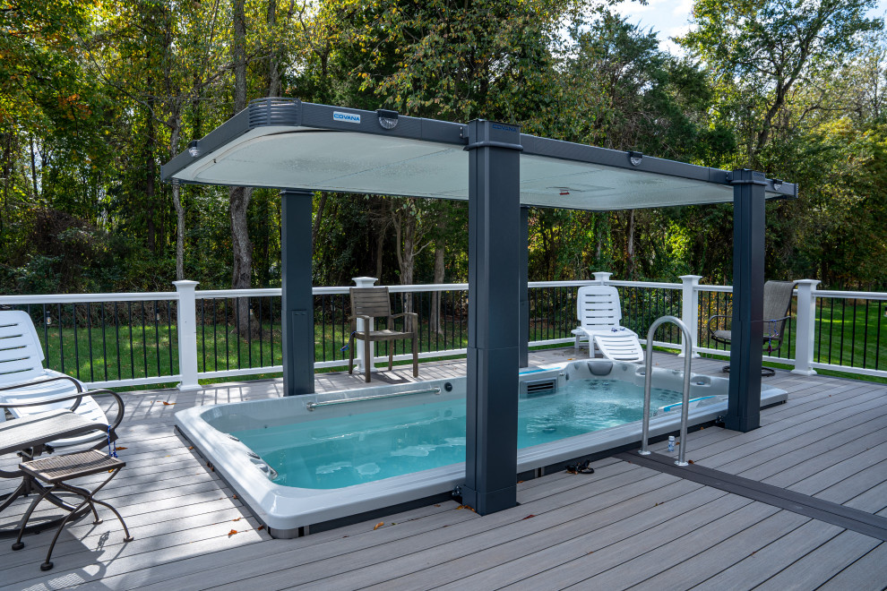 Willowsford Porch, Deck, & Infinity Pool