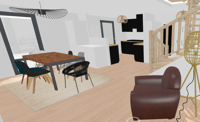 Plan 3D comedor