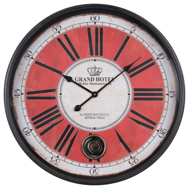 Yosemite Home Decor Grand Company Wall Clock Farmhouse Wall Clocks