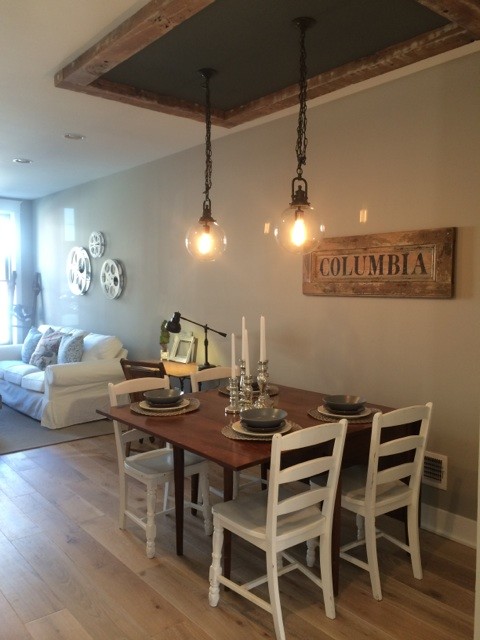 Dining room - transitional dining room idea in Baltimore