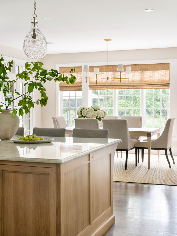 Inspiration for a transitional dining room remodel in Philadelphia