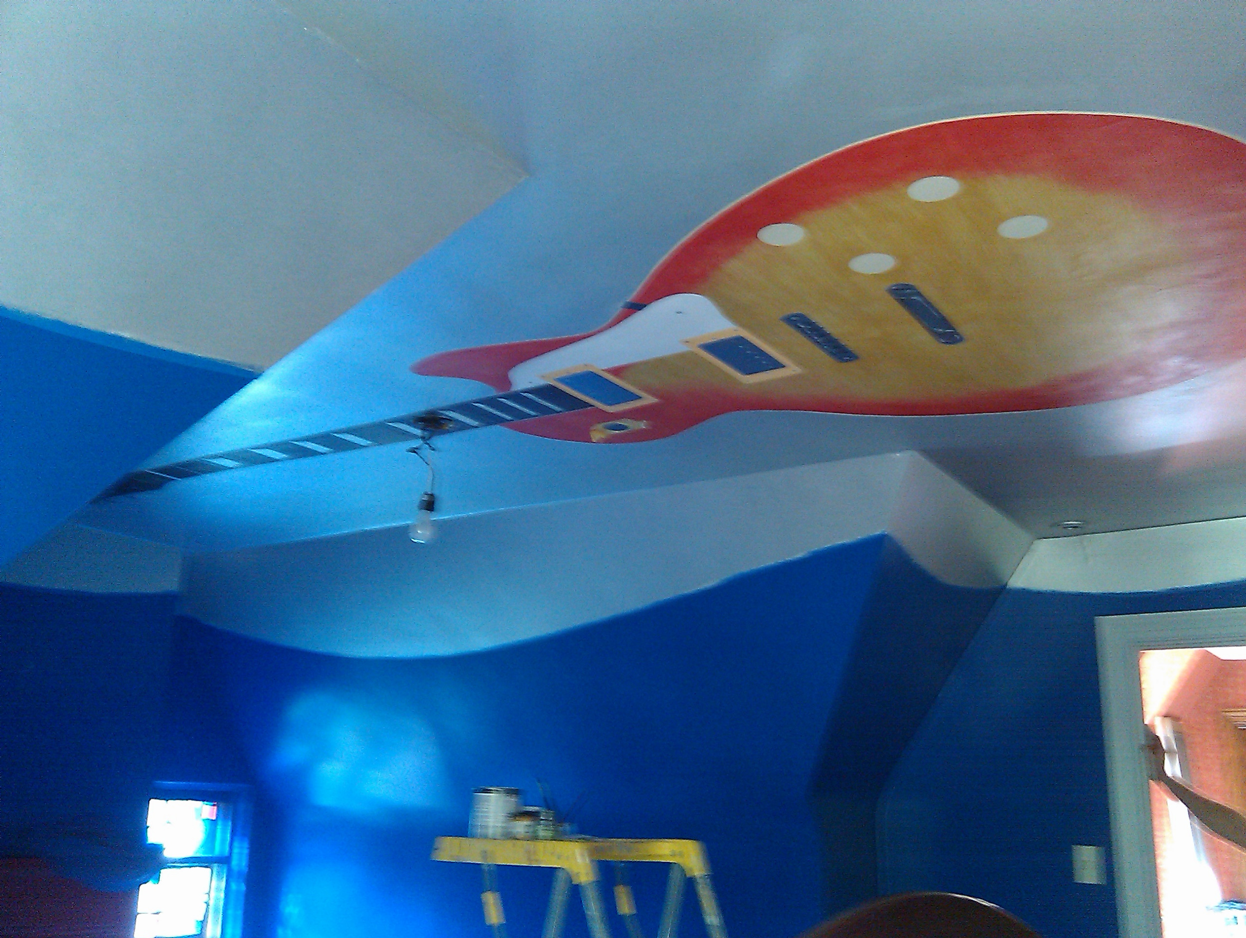 12 ft. Guitar on the Ceiling Specialty Painting